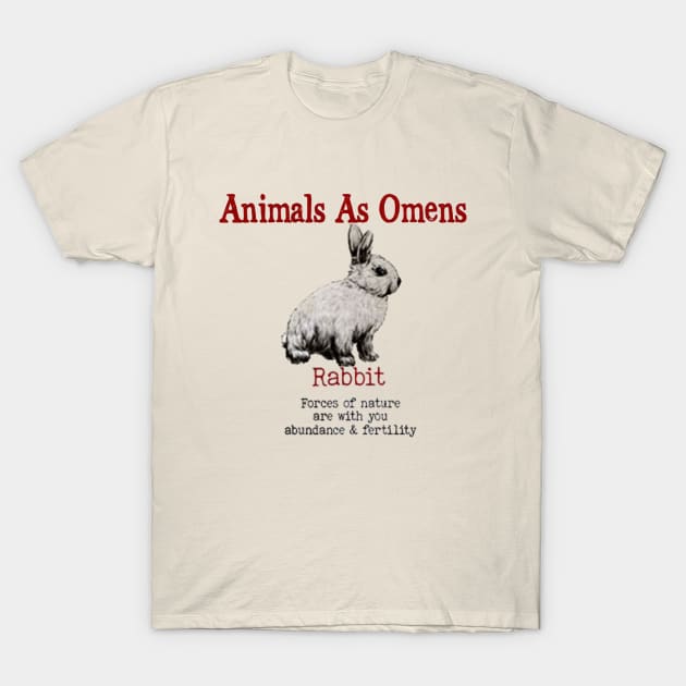 ANIMAL OMEN RABBIT T-Shirt by RangerScots